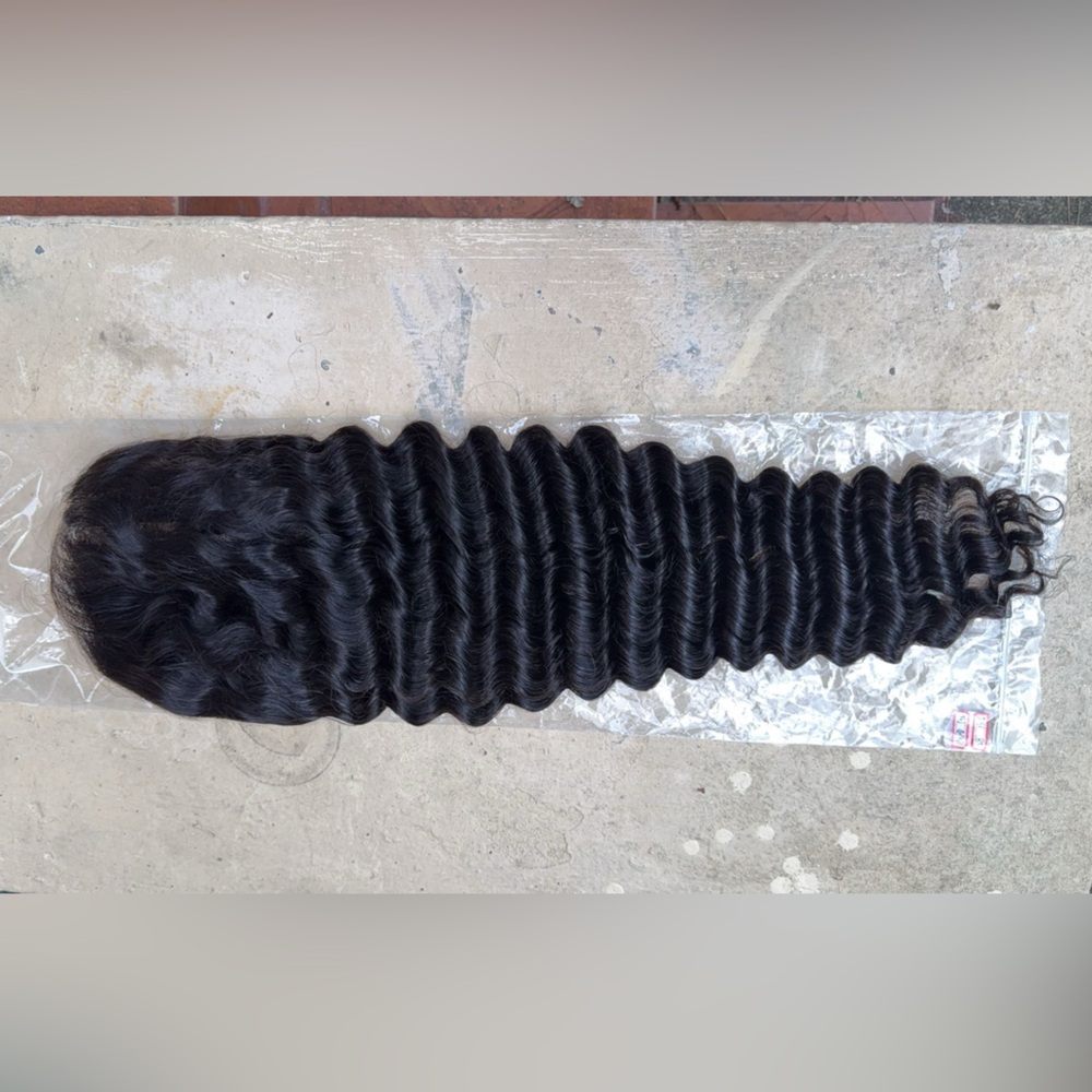 Brand New Luxurious Black Deepwave Lace Frontal Wig 13*6 HD Lace